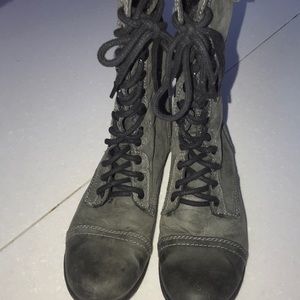 Steve Madden combat boots! Very rock and roll!